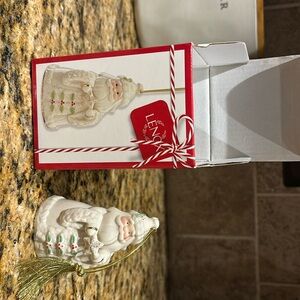 Lenox Holiday Cheer Santa Ornament